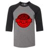 Bella 3200Y Youth Three-Quarter Sleeve Baseball Tee Thumbnail