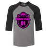 Bella 3200Y Youth Three-Quarter Sleeve Baseball Tee Thumbnail