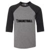 Bella 3200Y Youth Three-Quarter Sleeve Baseball Tee Thumbnail