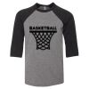 Bella 3200Y Youth Three-Quarter Sleeve Baseball Tee Thumbnail