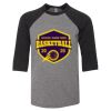 Bella 3200Y Youth Three-Quarter Sleeve Baseball Tee Thumbnail