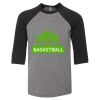 Bella 3200Y Youth Three-Quarter Sleeve Baseball Tee Thumbnail