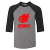 Bella 3200Y Youth Three-Quarter Sleeve Baseball Tee Thumbnail