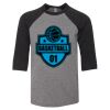 Bella 3200Y Youth Three-Quarter Sleeve Baseball Tee Thumbnail