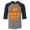 Bella 3200Y Youth Three-Quarter Sleeve Baseball Tee Thumbnail
