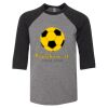 Bella 3200Y Youth Three-Quarter Sleeve Baseball Tee Thumbnail