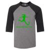 Bella 3200Y Youth Three-Quarter Sleeve Baseball Tee Thumbnail
