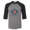 Bella 3200Y Youth Three-Quarter Sleeve Baseball Tee Thumbnail