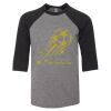 Bella 3200Y Youth Three-Quarter Sleeve Baseball Tee Thumbnail