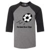 Bella 3200Y Youth Three-Quarter Sleeve Baseball Tee Thumbnail