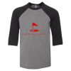 Bella 3200Y Youth Three-Quarter Sleeve Baseball Tee Thumbnail