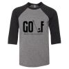 Bella 3200Y Youth Three-Quarter Sleeve Baseball Tee Thumbnail