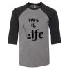 Bella 3200Y Youth Three-Quarter Sleeve Baseball Tee Thumbnail