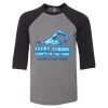 Bella 3200Y Youth Three-Quarter Sleeve Baseball Tee Thumbnail