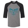 Bella 3200Y Youth Three-Quarter Sleeve Baseball Tee Thumbnail
