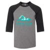 Bella 3200Y Youth Three-Quarter Sleeve Baseball Tee Thumbnail