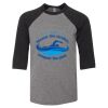 Bella 3200Y Youth Three-Quarter Sleeve Baseball Tee Thumbnail