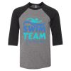 Bella 3200Y Youth Three-Quarter Sleeve Baseball Tee Thumbnail
