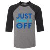 Bella 3200Y Youth Three-Quarter Sleeve Baseball Tee Thumbnail