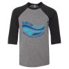 Bella 3200Y Youth Three-Quarter Sleeve Baseball Tee Thumbnail