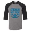 Bella 3200Y Youth Three-Quarter Sleeve Baseball Tee Thumbnail
