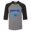 Bella 3200Y Youth Three-Quarter Sleeve Baseball Tee Thumbnail
