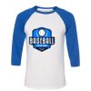 Bella 3200 Unisex Three-Quarter Sleeve Baseball Tee Thumbnail