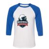 Bella 3200 Unisex Three-Quarter Sleeve Baseball Tee Thumbnail