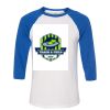 Bella 3200 Unisex Three-Quarter Sleeve Baseball Tee Thumbnail