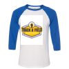 Bella 3200 Unisex Three-Quarter Sleeve Baseball Tee Thumbnail