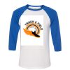 Bella 3200 Unisex Three-Quarter Sleeve Baseball Tee Thumbnail