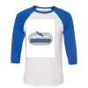 Bella 3200 Unisex Three-Quarter Sleeve Baseball Tee Thumbnail