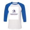 Bella 3200 Unisex Three-Quarter Sleeve Baseball Tee Thumbnail
