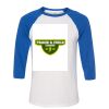 Bella 3200 Unisex Three-Quarter Sleeve Baseball Tee Thumbnail