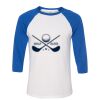 Bella 3200 Unisex Three-Quarter Sleeve Baseball Tee Thumbnail