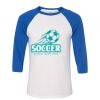 Bella 3200 Unisex Three-Quarter Sleeve Baseball Tee Thumbnail