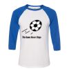 Bella 3200 Unisex Three-Quarter Sleeve Baseball Tee Thumbnail