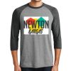 District DM136 Adult Perfect Tri 3/4 Sleeve Raglan Thumbnail