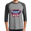 District DM136 Adult Perfect Tri 3/4 Sleeve Raglan Thumbnail