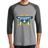 District DM136 Adult Perfect Tri 3/4 Sleeve Raglan Thumbnail