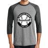 District DM136 Adult Perfect Tri 3/4 Sleeve Raglan Thumbnail