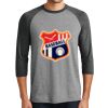 District DM136 Adult Perfect Tri 3/4 Sleeve Raglan Thumbnail