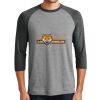 District DM136 Adult Perfect Tri 3/4 Sleeve Raglan Thumbnail
