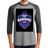 District DM136 Adult Perfect Tri 3/4 Sleeve Raglan Thumbnail