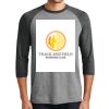 District DM136 Adult Perfect Tri 3/4 Sleeve Raglan Thumbnail