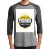 District DM136 Adult Perfect Tri 3/4 Sleeve Raglan Thumbnail