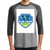 District DM136 Adult Perfect Tri 3/4 Sleeve Raglan Thumbnail