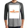District DM136 Adult Perfect Tri 3/4 Sleeve Raglan Thumbnail