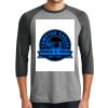 District DM136 Adult Perfect Tri 3/4 Sleeve Raglan Thumbnail