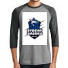 District DM136 Adult Perfect Tri 3/4 Sleeve Raglan Thumbnail
